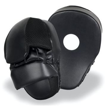 Vinyl Focused Curved Punching Mitts for Focused Hand Target Bag to Punch & Kickboxing, MMA Muay Thai Home Gym Training Pads for Men and Women