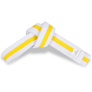 Color Strip Karate Belts with 9 Rows of Stitching, Ideal for Traditional Karate, MMA, Judo, Taekwondo