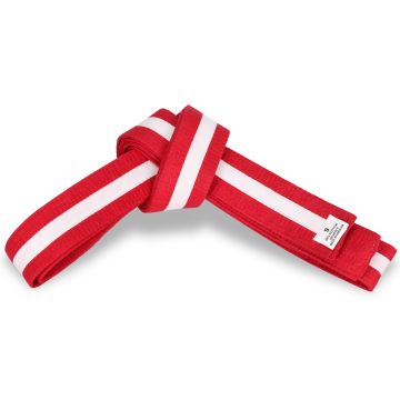 White Strip Karate Belts with 9 Rows of Stitching, Ideal for Traditional Karate, MMA, Judo, Taekwondo