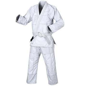 Brazilian Jiu Jitsu Gi for Men and Women, Lightweight and Preshrunk With a Free White Belt for Grappling Uniform Kimonos