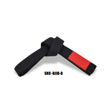 BJJ Belts For Kids & Adults, Solid Color Belts With Sleeve Bar for Ranking Stripes