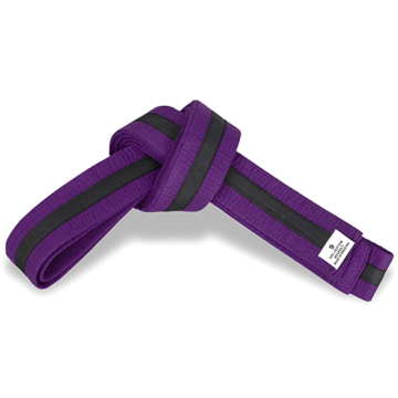 Black Strip Karate Belts with 9 Rows of Stitching, Ideal for Traditional Karate, MMA, Judo, Taekwondo
