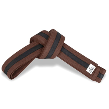 Black Strip Karate Belts with 9 Rows of Stitching, Ideal for Traditional Karate, MMA, Judo, Taekwondo