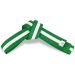 White Strip Karate Belts with 9 Rows of Stitching, Ideal for Traditional Karate, MMA, Judo, Taekwondo