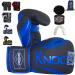 Knockout Elite Boxing Gloves with Hand Wraps and Mouth Guard for Men, Women Muay Thai, Kickboxing, Youth Heavy Bag Workouts, and Home Gym Training